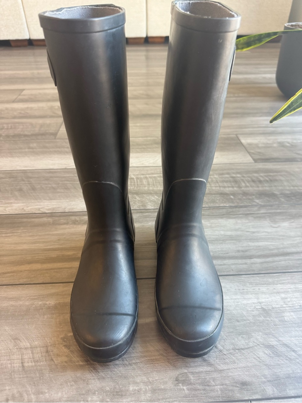Nomad Black Tall Women's Waterproof Rain Boots